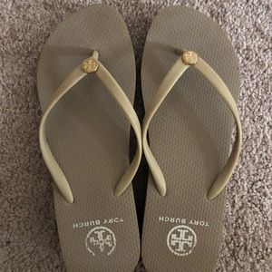 Tory Burch Wedge flip flops